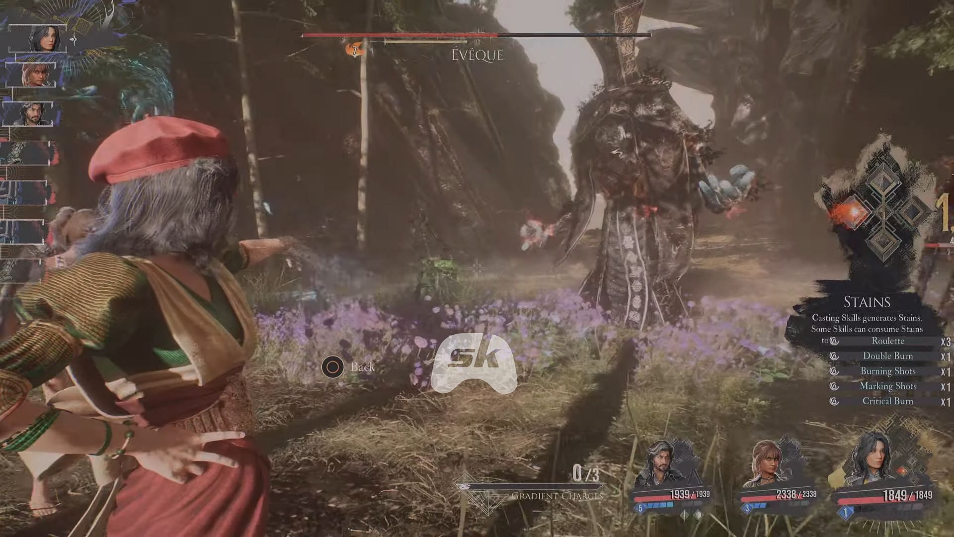 Fighting Eveque in The Monolith (Image via Sportskeeda Gaming || Kepler Interactive)